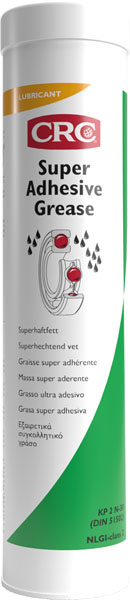 Super Adhesive Grease 400gr: Massa lubrificante semissintética à base de sabão de lítio p/ ambientes húmidos I CRC