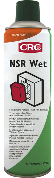NSR WET 500ML: Desmoldante s/silicone resistente e s/ transferência I CRC