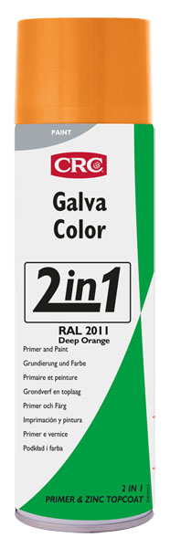 Galvacolor 2011 laranja, 500ml: Primário de fosfato de zinco 2 em 1 e tinta semibrilhante I CRC