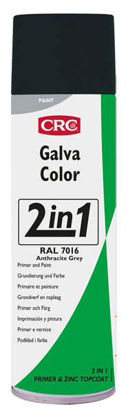 Galvacolor 7016 cinza antracite, 500ml: Primário de fosfato de zinco 2 em 1  e tinta semibrilhante I CRC