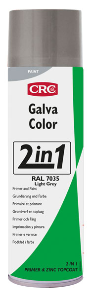 Galvacolor 7035 cinza claro, 500ml: Primário de fosfato de zinco 2 em 1 semibrilhante I CRC