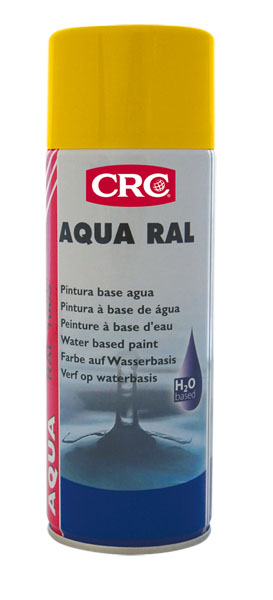 Aqua Ral 1021 amarelo cadmio, 400ml: Tinta de secagem rápida c/ boa flexibilidade, resistente aos raios UV I CRC