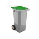 Contentor BIOLOGIC com rodas I tampa azul e fundo cinza I 555x460x900mm I 120 litros (cópia)