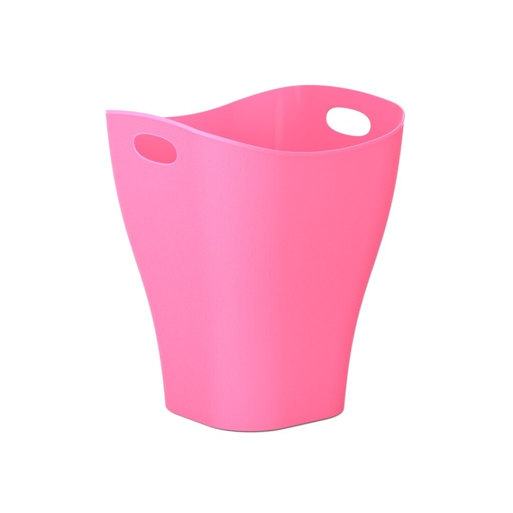 Papeleira sem tampa I Rosa I 8 litros