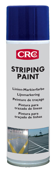 Striping Paint Azul 500ml: Tinta de marcação de longa duração I CRC