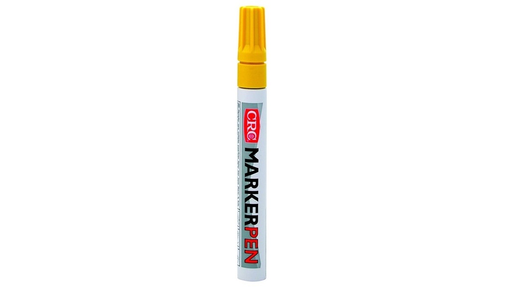 Marker Pen Amarelo: Caneta de marcaçao de tinta acrílica multiusos I CRC