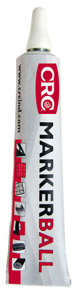 Marker Ball Branco: Caneta multiusos de tinta acrílica I CRC