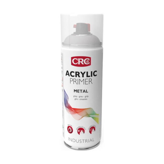 Acrylic Metal Primer 400ml: Concebido como um primário em madeira, cerâmica, eternit, cartão, etc I CRC
