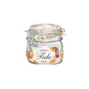 Frasco hermético em vidro tipo pote de conservação I modelo: FIDO I Capacidade: 125 ml I BORMIOLI ROCCO