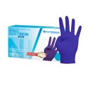 Luvas de Nitrilo Cuatrogasa SoftSkin sem pó Azul 3g - Tamanho XS (Pack 100)