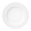 Prato raso, branco, 25 cm, Linha Waves I SPAL