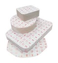 Tampa PE para embalagem alimentar alumínio rectangular TP21A I EM21A, 3400 ml, pack 100 unidades (Preço unidade)