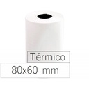 Rolo térmico 80x60x11, pack 10 rolos