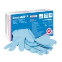 Luva nitrilo 29cm I pack 1 pack 50 unid I modelo: DERMATRIL I SAFETOP