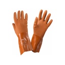 Luva em pvc c/ superfície rugosa e flexível I pack 10 unid cx 100 pares I modelo:  I SAFETOP (