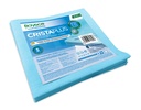 Pano microfibra cristalplus Azul 100gr/m2, Pack 5 unidades - Microfibras para a limpeza de copos